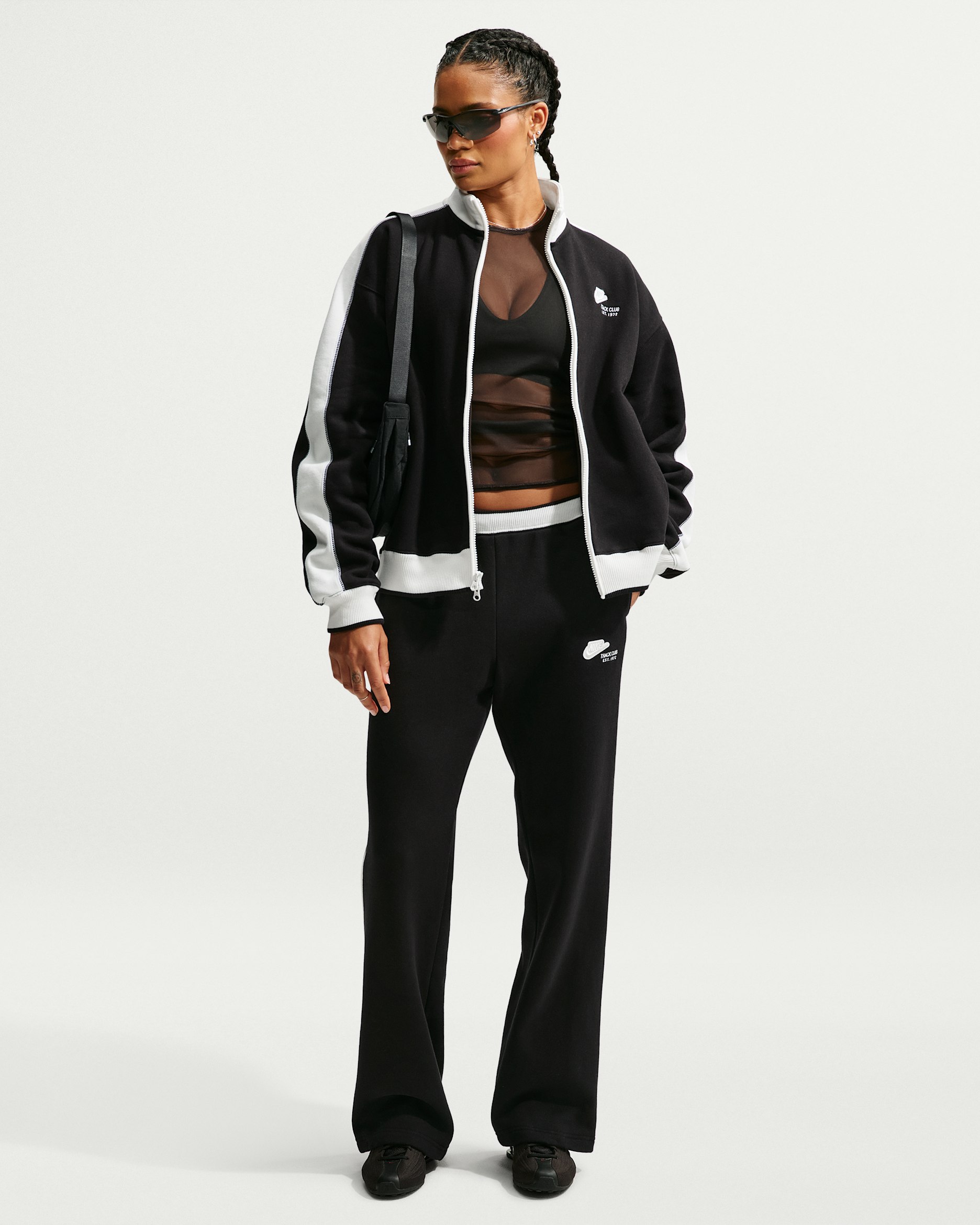 Nike Studio Fleece Medium Weight Women's Mid-Rise Track Pants